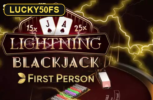 First Person Lightning Blackjack — слот Evolution Gaming